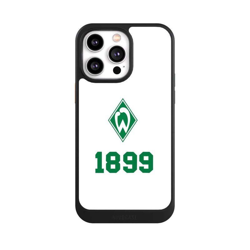 iPhone 14 Pro Max NIVOcore 1899 Grün-Weiß Lebenslang Weiss - Werder Bremen