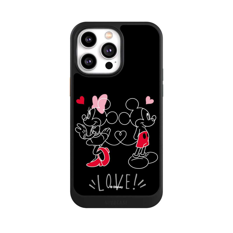iPhone 14 Pro Max NIVOcore Souris amoureuse noire