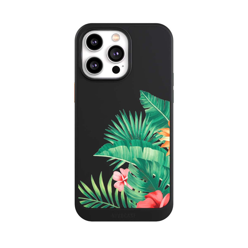 iPhone 14 Pro Max NIVOcore Tropische Blumen ohne Hintergrund