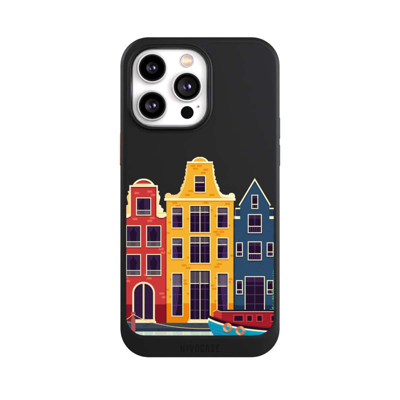 iPhone 14 Pro Max NIVOcore Amsterdam Grachtenhäuser