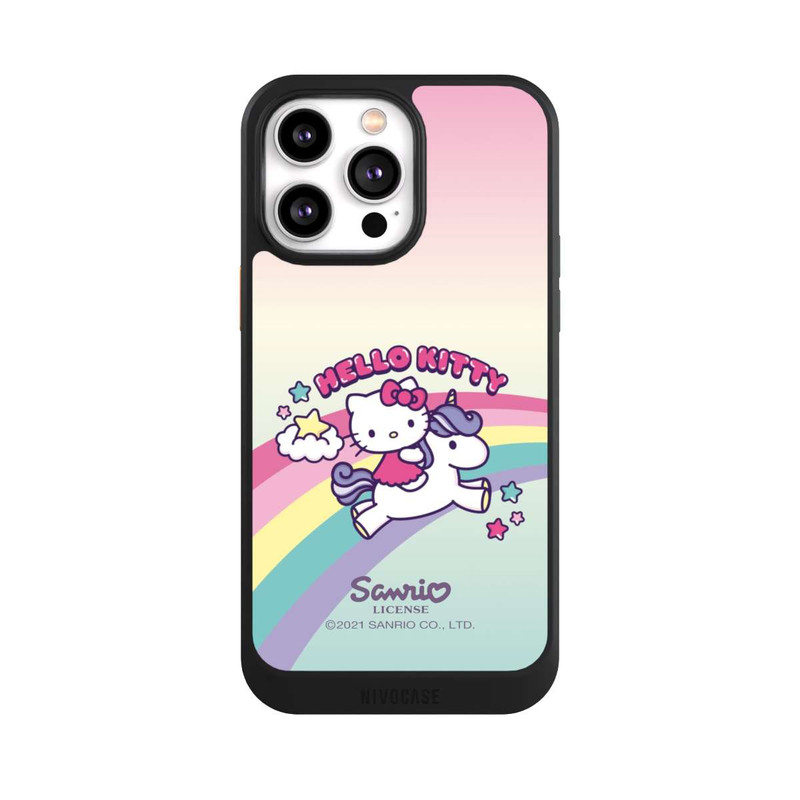 iPhone 14 Pro Max NIVOcore Hello Kitty Regenbogen 