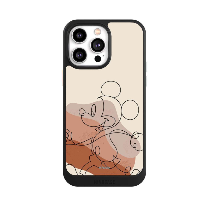 iPhone 14 Pro Max NIVOcore Mickey Abstract Lineart