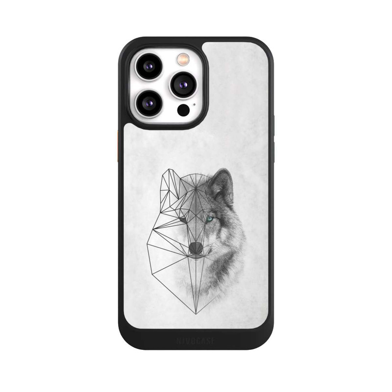iPhone 14 Pro Max NIVOcore Polygonaler Wolf