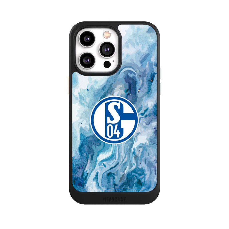 iPhone 14 Pro Max NIVOcore Schalke 04 Flüssig Blau