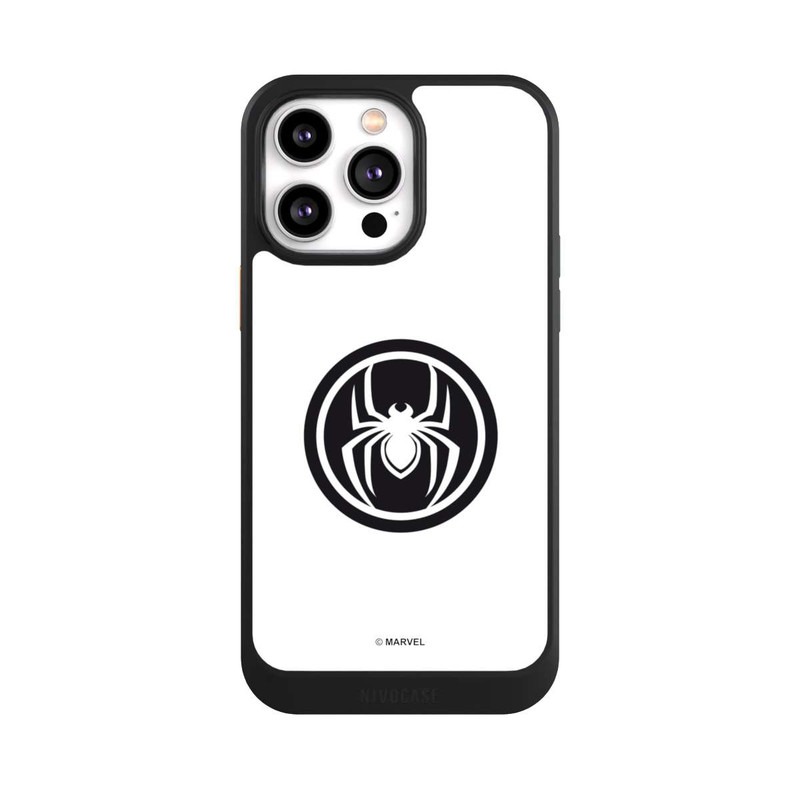 iPhone 14 Pro Max NIVOcore Spider-Man Logo White