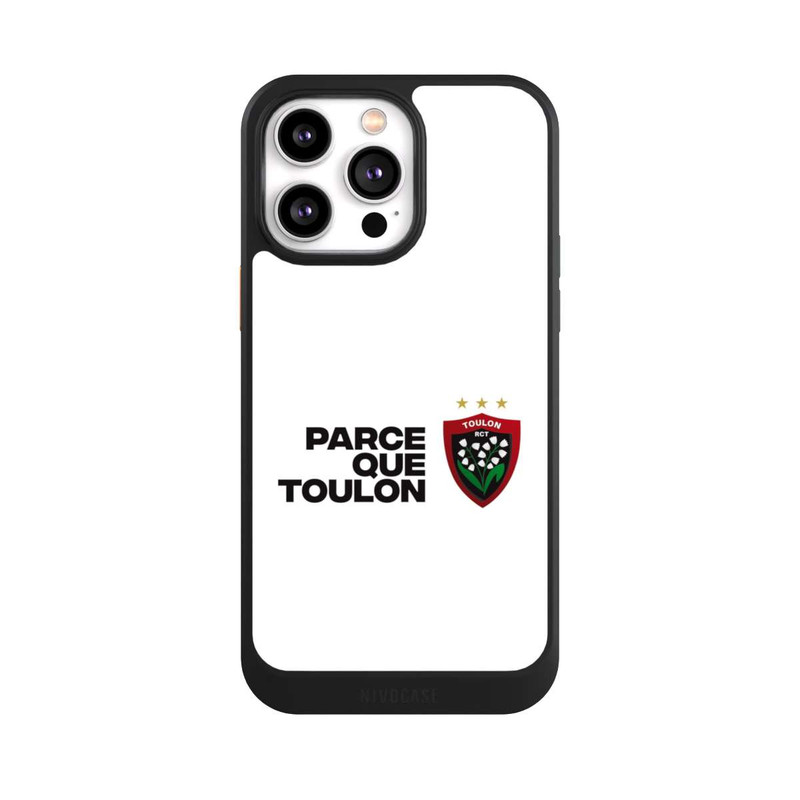 iPhone 14 Pro Max NIVOcore RC Toulonnais PQT Blanc