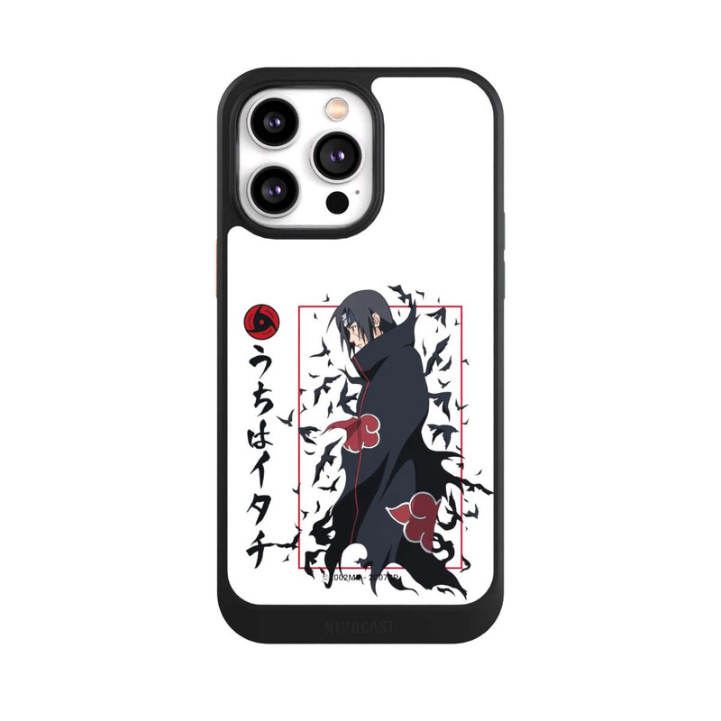 iPhone 14 Pro Max NIVOcore Itachi Krähen Weiß