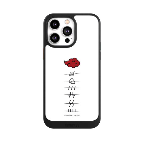 Apple iPhone 14 Pro Max NIVOcore Akatsuki member symbols white