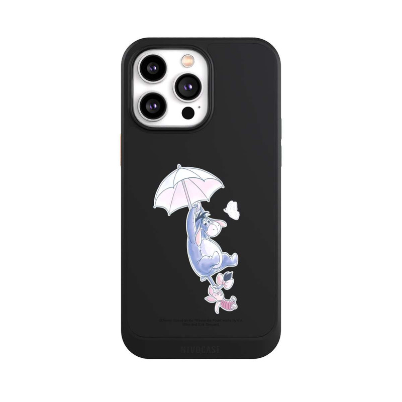 iPhone 14 Pro Max NIVOcore Winnie Pooh Eeyeore Find Happiness Transparent
