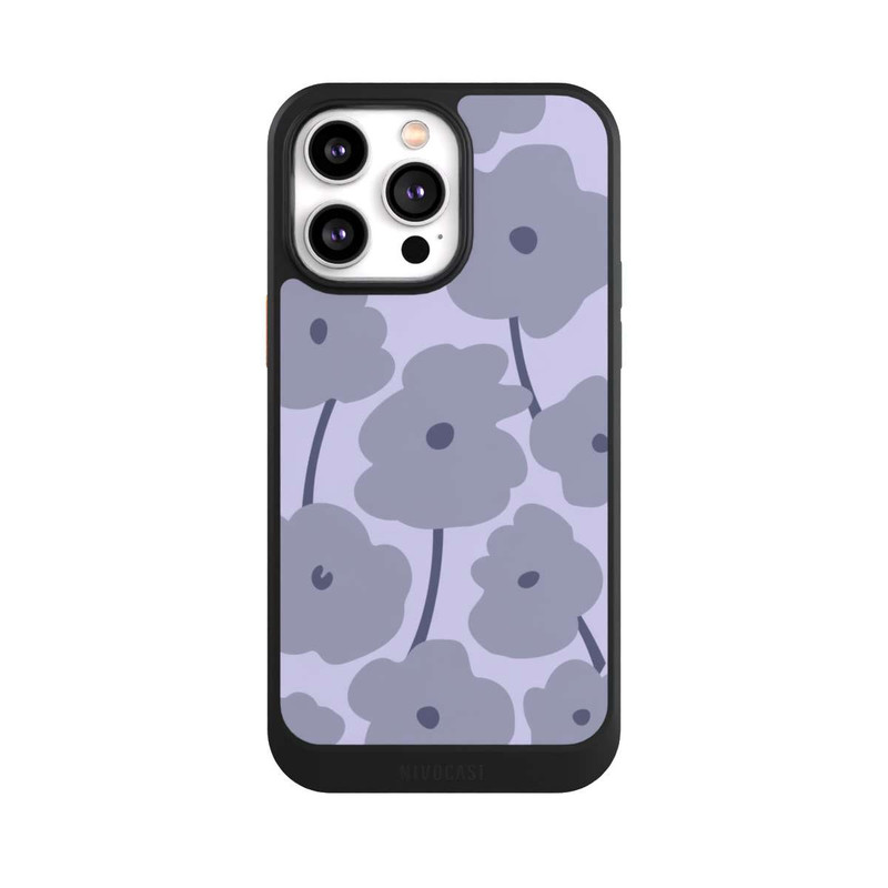 iPhone 14 Pro Max NIVOcore Minimalistic Flowers Lilac