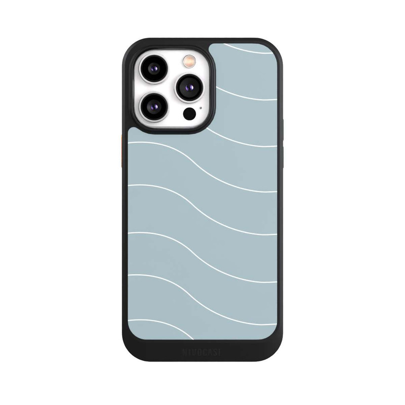 iPhone 14 Pro Max NIVOcore Trendy Lines White Green