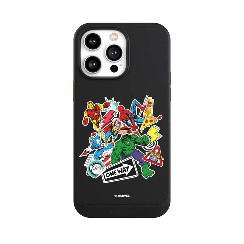 iPhone 14 Pro Max NIVOcore Capitan American Shield Transparent