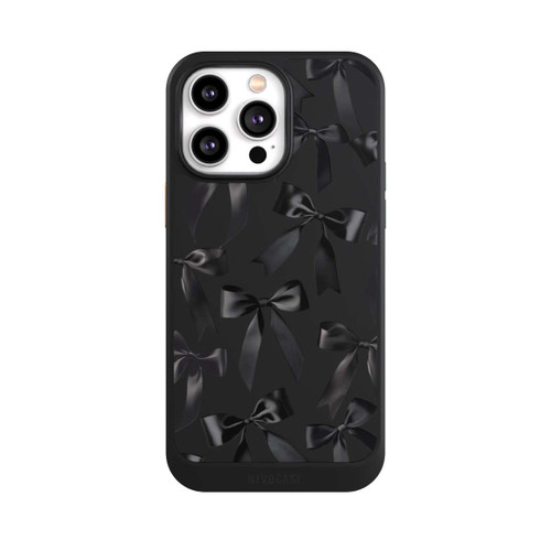 Apple iPhone 14 Pro Max NIVOcore Schwarze Satinschleifen