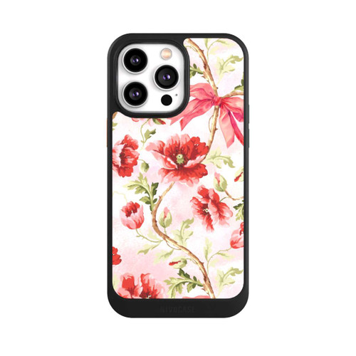 Apple iPhone 14 Pro Max NIVOcore Poppies Pattern Pink