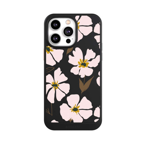 Apple iPhone 14 Pro Max NIVOcore Simple Pastell Flowers Rose Transparent