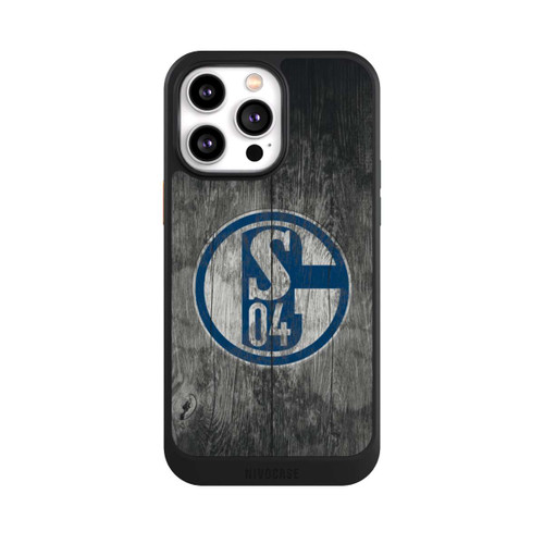 Apple iPhone 14 Pro Max NIVOcore Schalke 04 Holz Look