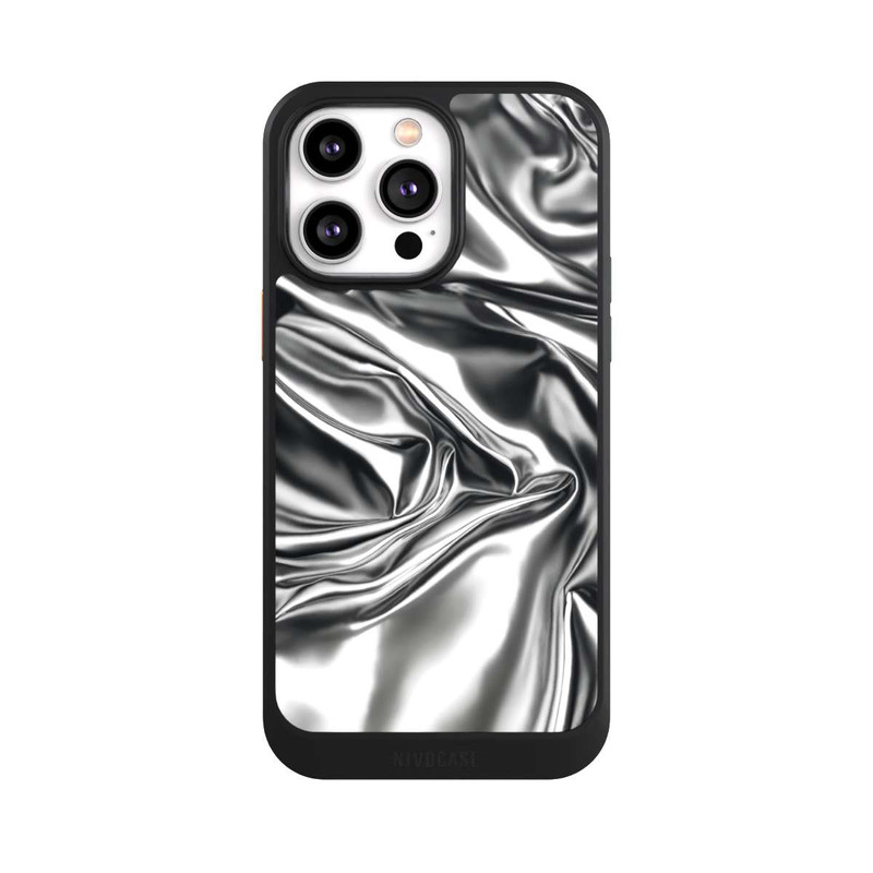 iPhone 14 Pro Max NIVOcore Shiny Chrome Silver
