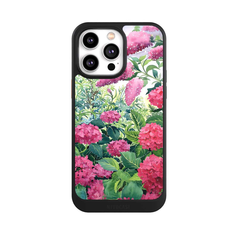 iPhone 14 Pro Max NIVOcore Garden Hydrangeas and Buddleia by Christopher Ryland
