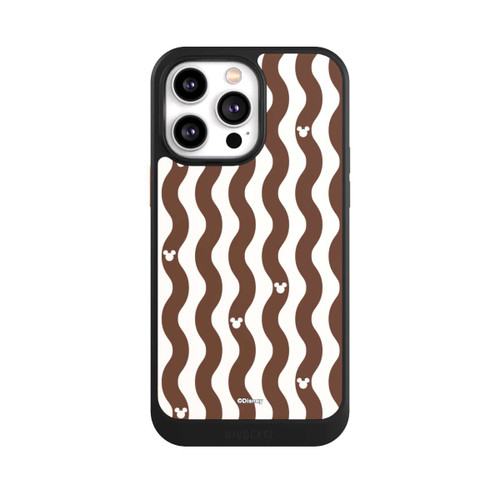 Apple iPhone 14 Pro Max NIVOcore Micky Maus Muster Braune Wellen