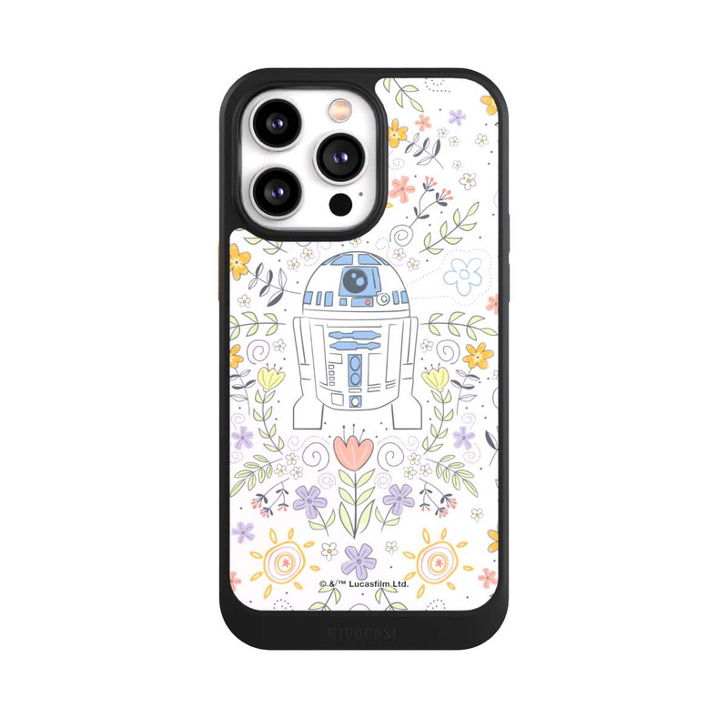iPhone 14 Pro Max NIVOcore R2D2 Blumen Muster