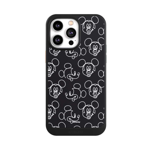 Apple iPhone 14 Pro Max NIVOcore Disney Mickey Muster Schwarz