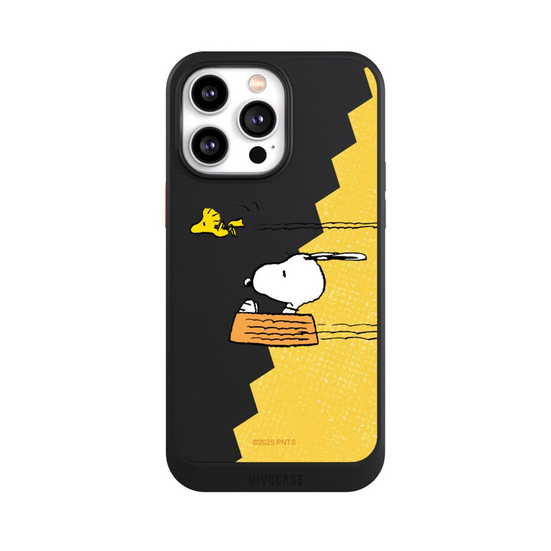 iPhone 14 Pro Max NIVOcore Peanuts-Snoopy und Woodstock Transparent