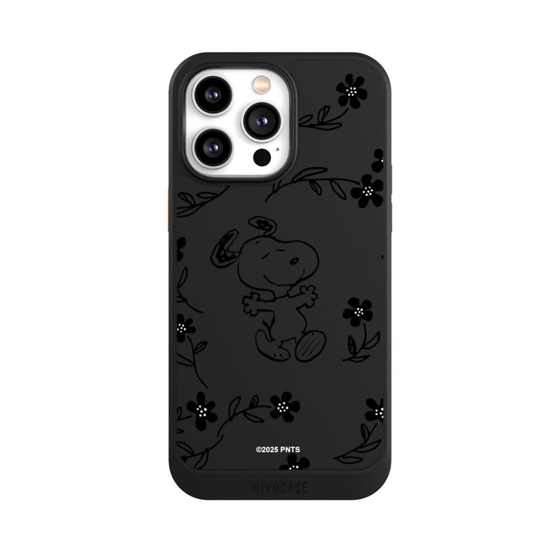 iPhone 14 Pro Max NIVOcore Snoopy und Flowers Transparent