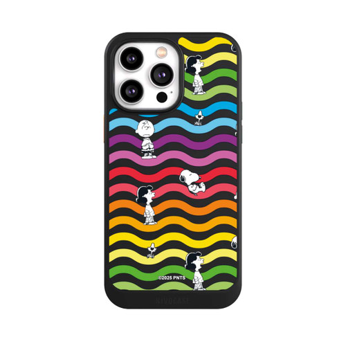 Apple iPhone 14 Pro Max NIVOcore Snoopy Pattern Rainbow Transparent