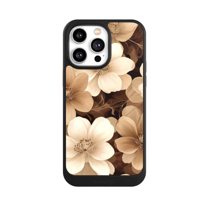 iPhone 14 Pro Max NIVOcore Naturfarbene Negativblumen mit KI