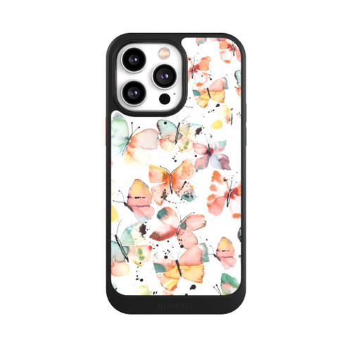 Apple iPhone 14 Pro Max NIVOcore Butterflies Watercolor Pattern
