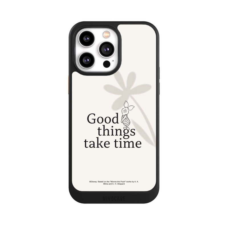 iPhone 14 Pro Max NIVOcore Good Things Take time Piglet