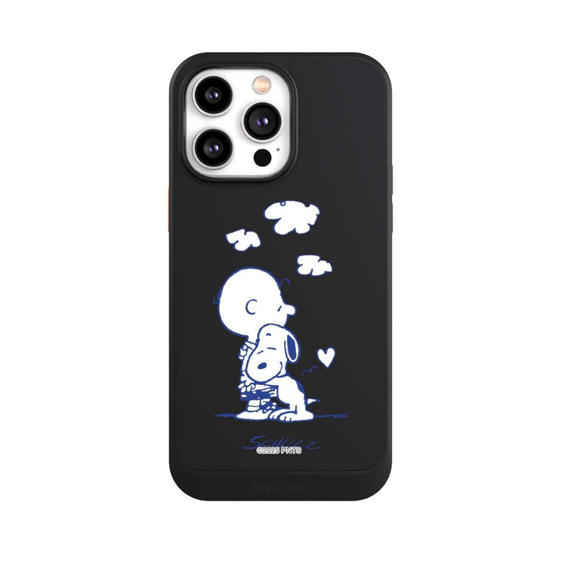iPhone 14 Pro Max NIVOcore Peanuts Charlie Brown Snoopy Hug Transparent