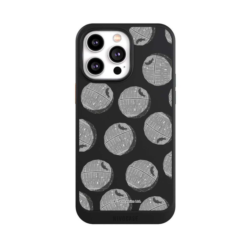 iPhone 14 Pro Max NIVOcore death-star-pattern-transparent