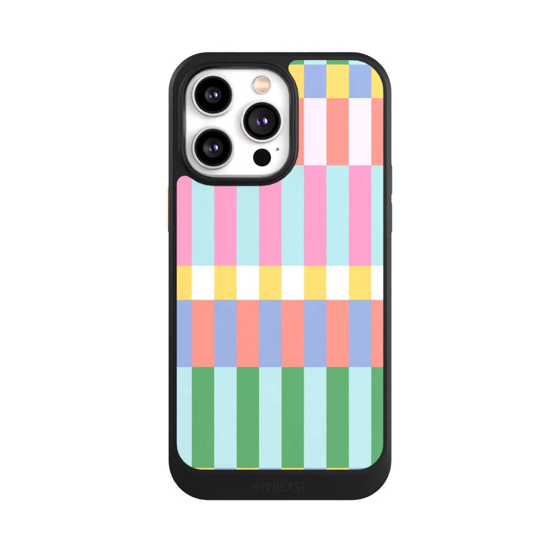 iPhone 14 Pro Max NIVOcore Checked Theme Pastel