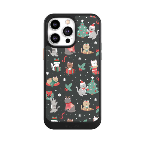 Apple iPhone 14 Pro Max NIVOcore Christmas Festive Cute Holiday Kittens