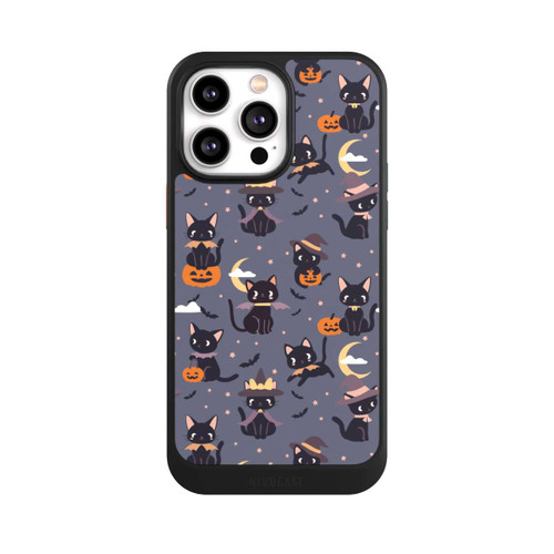 Apple iPhone 14 Pro Max NIVOcore Cute Halloween Witch Cats and Pumpkins