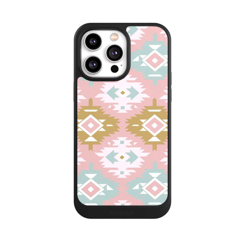 iPhone 14 Pro Max NIVOcore Modern Tribal Boho Aztec Geometric Design