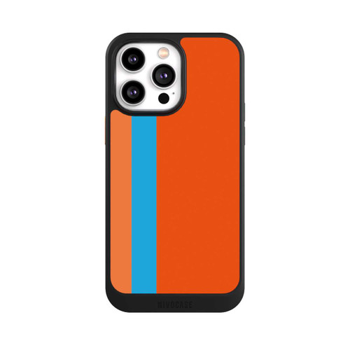 Apple iPhone 14 Pro Max NIVOcore Streifen Orange Blau