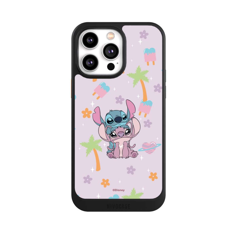 iPhone 14 Pro Max NIVOcore Stitch and Angel Cute Couple