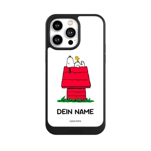Apple iPhone 14 Pro Max NIVOcore Snoopy and Woodstock Classic Personalisierbar