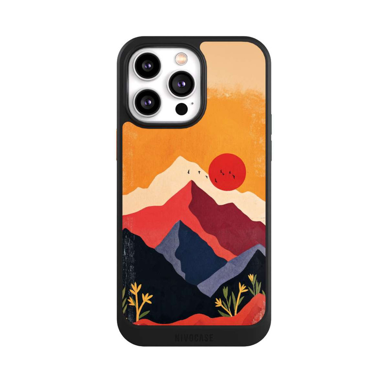 iPhone 14 Pro Max NIVOcore Les Alpes En Rouge 