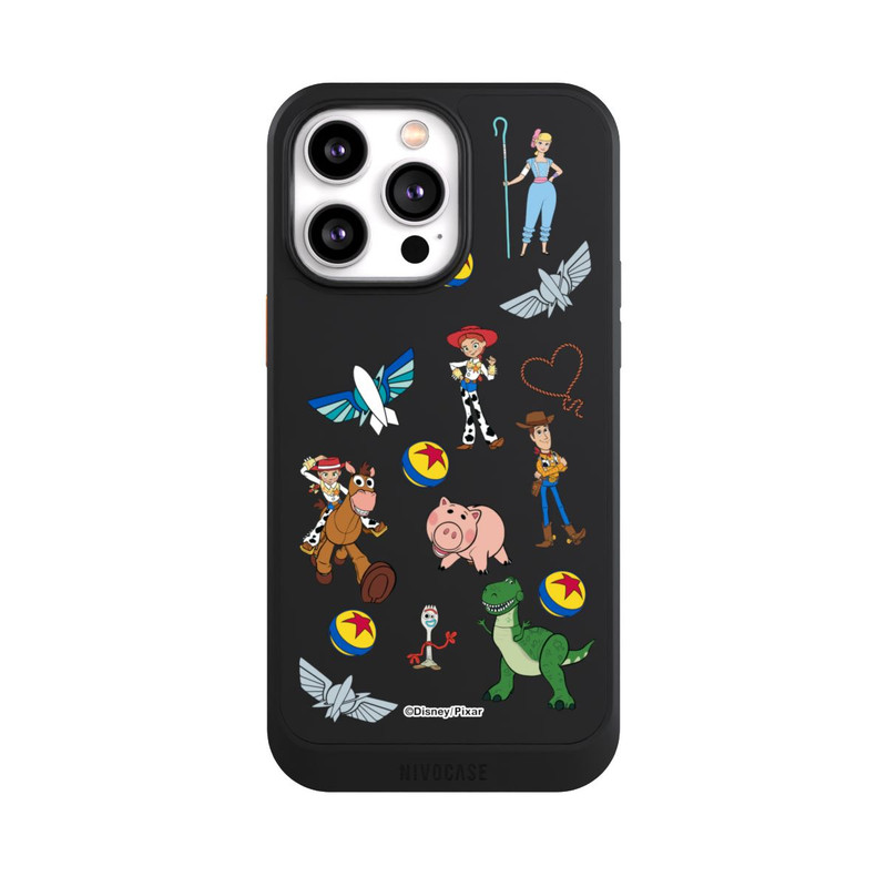 iPhone 14 Pro Max NIVOcore Toy Story 5 Hero Toys Pattern Transparent