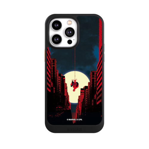 Apple iPhone 14 Pro Max NIVOcore Spider-Man Marvel between Skyscrapers