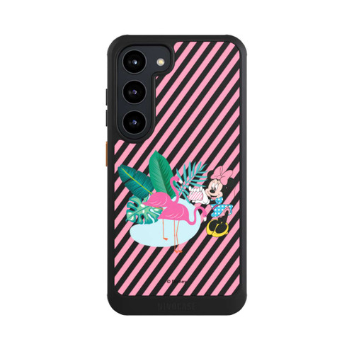 Samsung Galaxy S23 NIVOcore Minnie Flamant Rose sans Fond