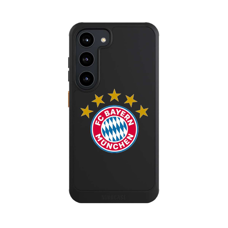 Galaxy S23 NIVOcore FCB Logo mit Sterne - ohne Hintergrund