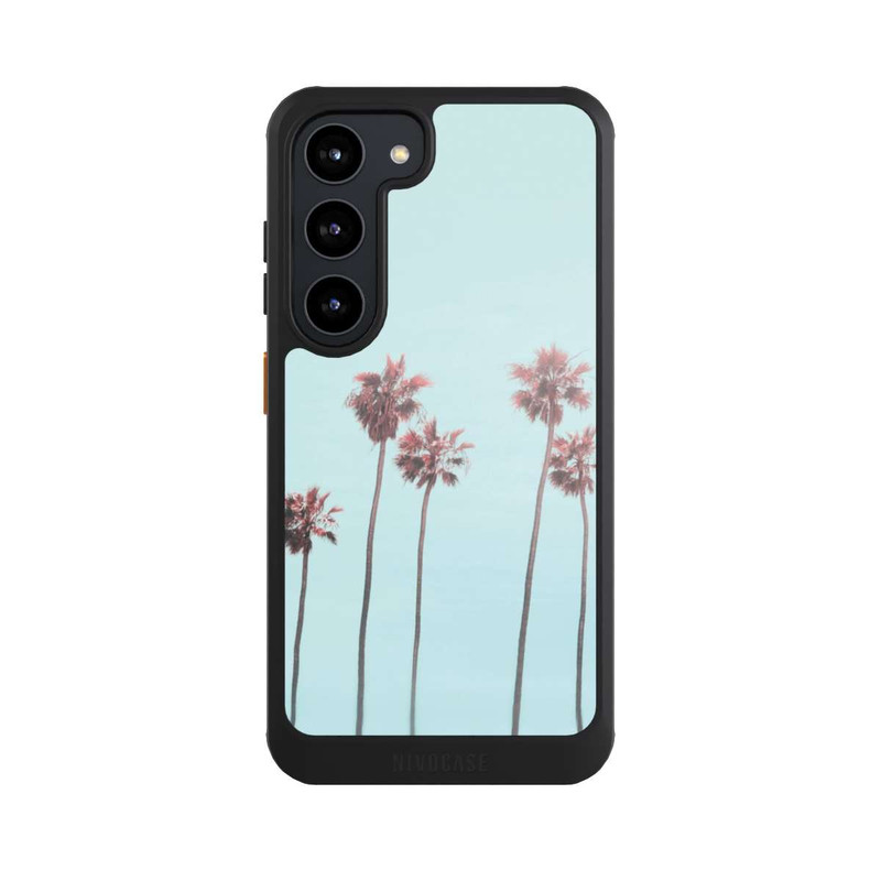 Galaxy S23 NIVOcore Pink Light Paradise Beach Palm