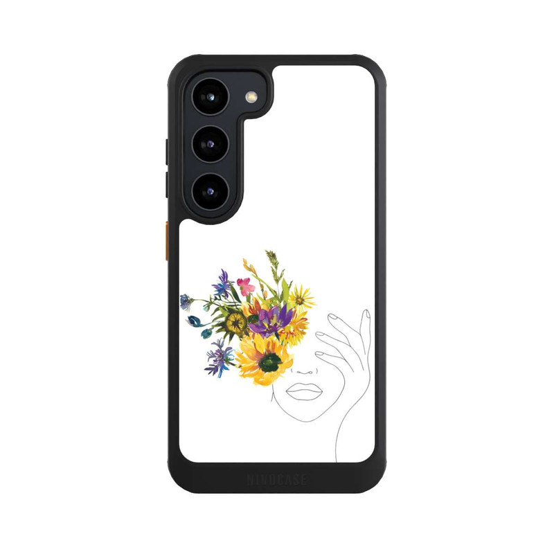 Galaxy S23 NIVOcore Line Art Tournesols femme