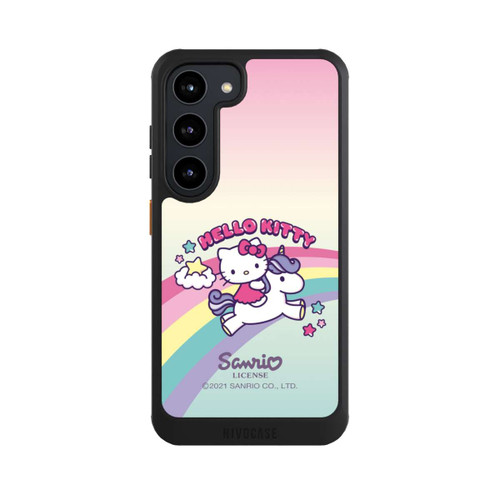 Samsung Galaxy S23 NIVOcore Hello Kitty Regenbogen 