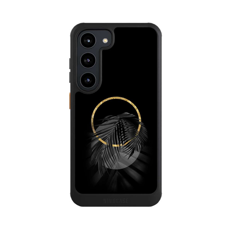 Galaxy S23 NIVOcore Feuille tropicale noire