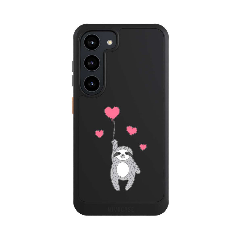 Galaxy S23 NIVOcore Love Sloth Transparent